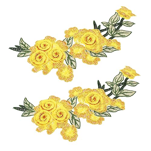 OHPHCALL 2Stücke Romantische Bestickte DIY Patches für Kleidung Zubehör und Handwerksprojekte für Shirts Jeans Westen und Taschen Leuchtendem OHPHCALL 2Stücke Romantische Bestickte DIY Patches für Kleidung Zubehör und Handwerksprojekte für Shirts Jeans Westen und Taschen Leuchtendem von OHPHCALL