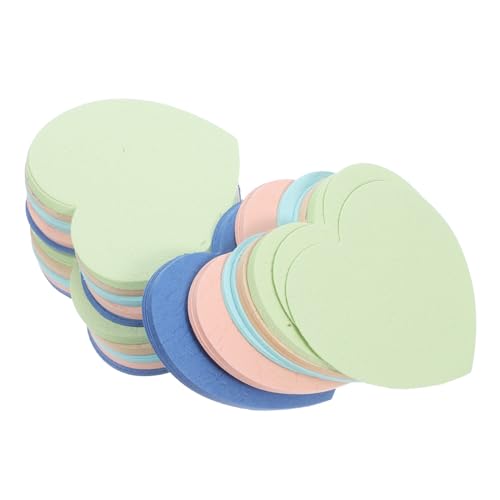 OHPHCALL 3 Sets Herzförmige Papierstücke Für Hochzeit, Dankeskarten, Valentinstag, Basteln, Blanko, Doppelseitige Herzausschnitte Für Selbstgemachte Handschriftliche Nachrichten von OHPHCALL
