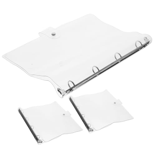 OHPHCALL 3 Stück Teiliges Transparentes Ringbuch Vielseitiger Haushalts und Musiknoten Ordner Tragbare Dokumentenmappe mit Ringmechanik Praktischer Datei Organizer für Büro und Schule OHPHCALL 3 Stück Teiliges Transparentes Ringbuch Vielseitiger Haushalts und Musiknoten Ordner Tragbare Dokumentenmappe mit Ringmechanik Praktischer Datei Organizer für Büro und Schule von OHPHCALL