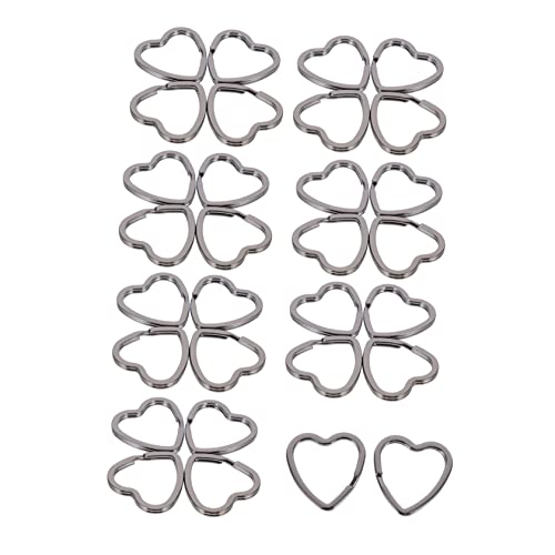 OHPHCALL 30 Stück Teiliges Herzförmiger Schlüsselringe Metall Retro Schlüsselanhänger DIY Verbindungselemente für Anhänger und Verschlüsse für Bastelprojekte und Schmuckherstellung OHPHCALL 30 Stück Teiliges Herzförmiger Schlüsselringe Metall Retro Schlüsselanhänger DIY Verbindungselemente für Anhänger und Verschlüsse für Bastelprojekte und Schmuckherstellung von OHPHCALL