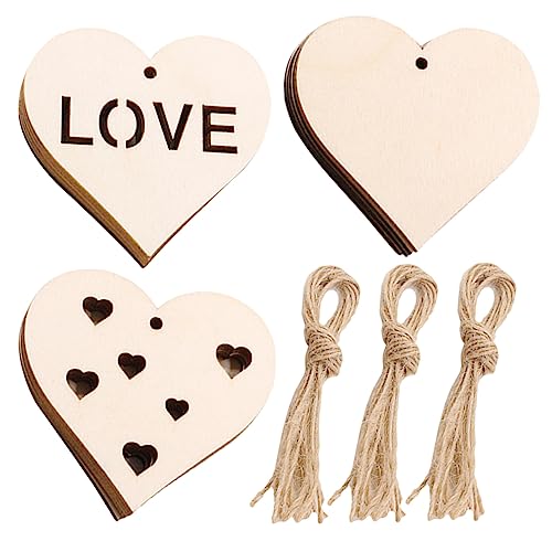 OHPHCALL 30Stücke Holzherzen zum Basteln Unvollendete Handgemalte Holzscheiben für DIY Projekte Rustikale Dekoration für Valentinstag Hochzeiten und Zuhause OHPHCALL 30Stücke Holzherzen zum Basteln Unvollendete Handgemalte Holzscheiben für DIY Projekte Rustikale Dekoration für Valentinstag Hochzeiten und Zuhause von OHPHCALL