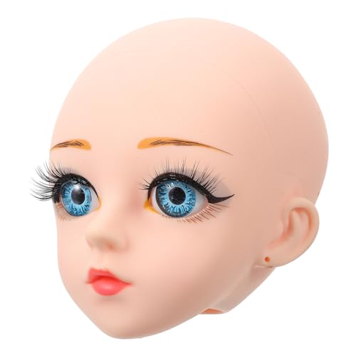 OHPHCALL 3D-Puppenkopf Vinyl-Babypuppenkopf Bjd-Kunststoffspielzeug Puppenkopf Praxis Make-Up Puppenkopf Augenlid DIY-Köpfe OHPHCALL 3D-Puppenkopf Vinyl-Babypuppenkopf Bjd-Kunststoffspielzeug Puppenkopf Praxis Make-Up Puppenkopf Augenlid DIY-Köpfe von OHPHCALL