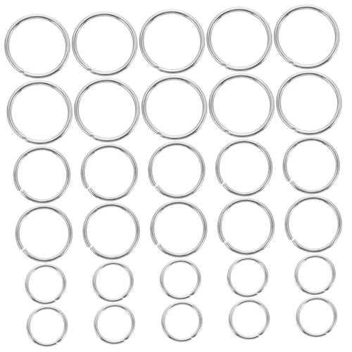 OHPHCALL 3Packungen Pack Metallringe Sprungringe für DIY Schmuckherstellung Armbänder Schlüsselbund Langlebiges Einstellbare Gurte Vielseitige von OHPHCALL