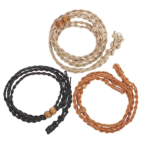 OHPHCALL 3Stücke Verstellbare Geflochtene Halskette und Leerer Kristallsteinhalter für DIY Kreationen und zu Besonderen Anlässen OHPHCALL 3Stücke Verstellbare Geflochtene Halskette und Leerer Kristallsteinhalter für DIY Kreationen und zu Besonderen Anlässen von OHPHCALL