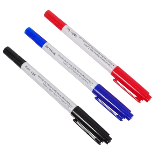 OHPHCALL 3pcs Flüssige Kreidemarkierungen Dual Tipp Whiteboard Chalkboard Marker Schnelltrocknende Marker Für Blackboard, Fenster, Glas, Autos von OHPHCALL