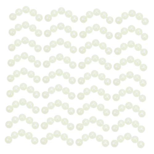 OHPHCALL 400 Stück Leuchtende Perlen DIY Schmuckherstellung Lose Perlen Materialien Langlebige Glatte Spacer für Kreative Bastelideen für Armband Halskette Zubehör von OHPHCALL