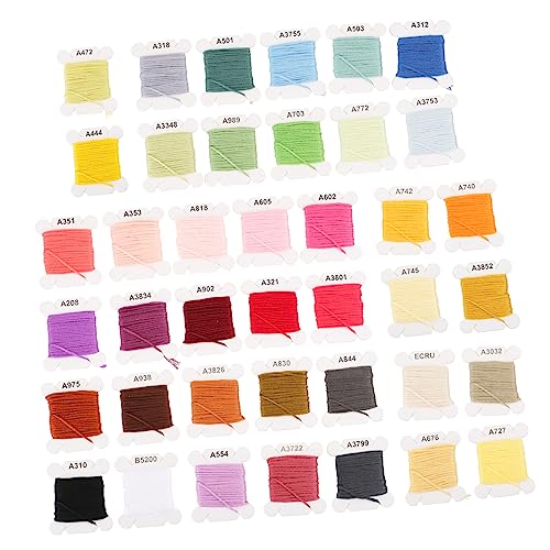 OHPHCALL 40Rollen Farben Stickfäden mit Aufbewahrungsbox Hochwertige für DIY Nähprojekte für Handnähen und Stickarbeiten Teiliges OHPHCALL 40Rollen Farben Stickfäden mit Aufbewahrungsbox Hochwertige für DIY Nähprojekte für Handnähen und Stickarbeiten Teiliges von OHPHCALL