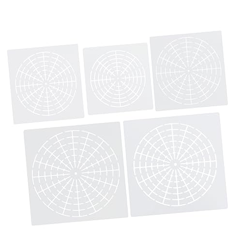 OHPHCALL 5 Blätter Mandala Malerei schablonen für wandbemalung schablonen für wandmalerei Mandala-Felsmalerei-Kit Wandschablone wiederverwendbare Mandala-Schablone Mandala-Punkt-Malvorlage OHPHCALL 5 Blätter Mandala Malerei schablonen für wandbemalung schablonen für wandmalerei Mandala-Felsmalerei-Kit Wandschablone wiederverwendbare Mandala-Schablone Mandala-Punkt-Malvorlage von OHPHCALL
