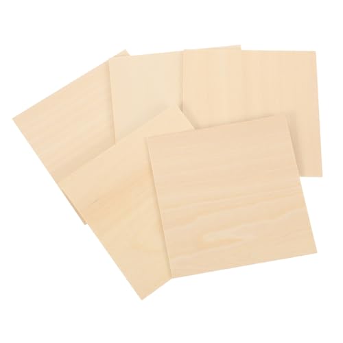 OHPHCALL 5 Stück Quadratische Unbehandelte Holzplatten Polierte DIY Holzlatten für Bastelarbeiten Modellbau Holzschnitzerei und Dekorative Handwerksprojekte OHPHCALL 5 Stück Quadratische Unbehandelte Holzplatten Polierte DIY Holzlatten für Bastelarbeiten Modellbau Holzschnitzerei und Dekorative Handwerksprojekte von OHPHCALL