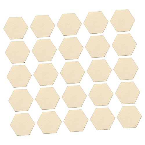 OHPHCALL 50Stück Sechseck Holzformen für DIY Handwerk Unvollendete Holzornamente Hochwertigem Holz zur Dekoration von Hochzeiten Geburtstagsfeiern und Weihnachten OHPHCALL 50Stück Sechseck Holzformen für DIY Handwerk Unvollendete Holzornamente Hochwertigem Holz zur Dekoration von Hochzeiten Geburtstagsfeiern und Weihnachten von OHPHCALL