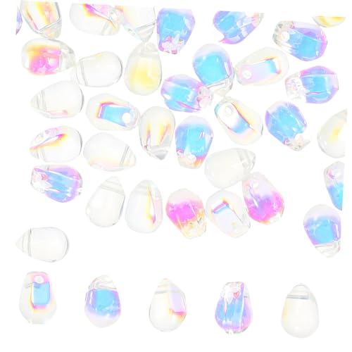 OHPHCALL 50Stücke DIY Schmuckperlen Wasserfallförmige Abstandshalter Farbenfrohe und Glatte Oberflächen für Armbänder und Ohrringe für Handgemachte Projekte OHPHCALL 50Stücke DIY Schmuckperlen Wasserfallförmige Abstandshalter Farbenfrohe und Glatte Oberflächen für Armbänder und Ohrringe für Handgemachte Projekte von OHPHCALL