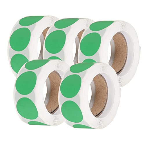 OHPHCALL 5Rollen Selbstklebende Punktaufkleber Bunte Etiketten für Markierte Aufbewahrung pro für und Organisation Praktische Beschriftungslösungen OHPHCALL 5Rollen Selbstklebende Punktaufkleber Bunte Etiketten für Markierte Aufbewahrung pro für und Organisation Praktische Beschriftungslösungen von OHPHCALL