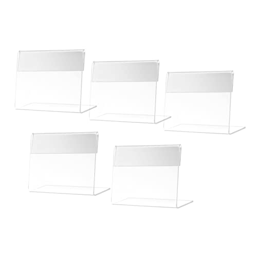 OHPHCALL 5Stücke Acryl Förmiger Preisschildständer Desktop Rack Halter für Anzeigen Fotos Menükarten Robust und Wiederverwendbar für Restaurant Shop und Büro OHPHCALL 5Stücke Acryl Förmiger Preisschildständer Desktop Rack Halter für Anzeigen Fotos Menükarten Robust und Wiederverwendbar für Restaurant Shop und Büro von OHPHCALL