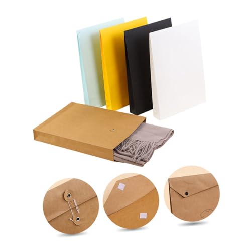 OHPHCALL 6 Stück Dokumententaschen Schwarz Papier Organizer mit Großem Fassungsvermögen Vielseitige Mappe für Büro Reisen und Schule Leichte und Stilvolle Aufbewahrungstasche für Akten und OHPHCALL 6 Stück Dokumententaschen Schwarz Papier Organizer mit Großem Fassungsvermögen Vielseitige Mappe für Büro Reisen und Schule Leichte und Stilvolle Aufbewahrungstasche für Akten und von OHPHCALL