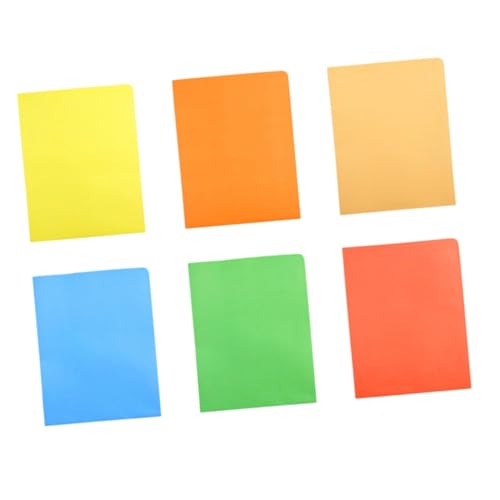 OHPHCALL 6 Stück Teiliges Bunte Papier Ordner mit Fächern Multifunktionale Dokumentenmappe für Büro Schulunterlagen Rezepte und für Ordnung und Organisation OHPHCALL 6 Stück Teiliges Bunte Papier Ordner mit Fächern Multifunktionale Dokumentenmappe für Büro Schulunterlagen Rezepte und für Ordnung und Organisation von OHPHCALL
