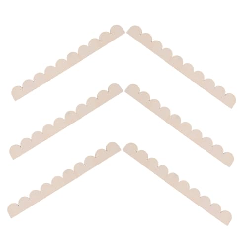 OHPHCALL 6 Stück Teiliges DIY Holzleisten mit Gewelltem Rand Unlackierte Zierleisten für Wand Türrahmen und Schrank Einfache Montage Individuell Gestaltbar Langlebige Holzdekoration für OHPHCALL 6 Stück Teiliges DIY Holzleisten mit Gewelltem Rand Unlackierte Zierleisten für Wand Türrahmen und Schrank Einfache Montage Individuell Gestaltbar Langlebige Holzdekoration für von OHPHCALL