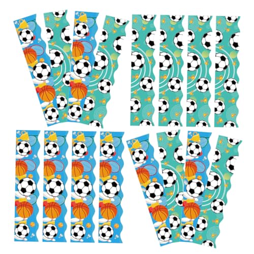 OHPHCALL 60 Blatt Sport Pinnwand Rahmenaufkleber Fußball Basketball Klassenzimmer Dekorationen Haftende Bulletin Board Border Sticker für Schul und Kinderzimmer OHPHCALL 60 Blatt Sport Pinnwand Rahmenaufkleber Fußball Basketball Klassenzimmer Dekorationen Haftende Bulletin Board Border Sticker für Schul und Kinderzimmer von OHPHCALL