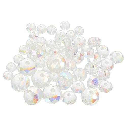 OHPHCALL 60 Stück Bunte Glasperlen Set Ab Farbige Kristallperlen für DIY Schmuck Armbänder und Ohrringe OHPHCALL 60 Stück Bunte Glasperlen Set Ab Farbige Kristallperlen für DIY Schmuck Armbänder und Ohrringe von OHPHCALL