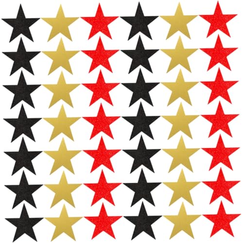 OHPHCALL 60 Stück Bunte Papier Ausschnitte DIY Bastelset für Klassenzimmer Wanddekorationen Gold Schwarz Rot pro Farbe Geeignet für Grußkarten und Tafeln OHPHCALL 60 Stück Bunte Papier Ausschnitte DIY Bastelset für Klassenzimmer Wanddekorationen Gold Schwarz Rot pro Farbe Geeignet für Grußkarten und Tafeln von OHPHCALL
