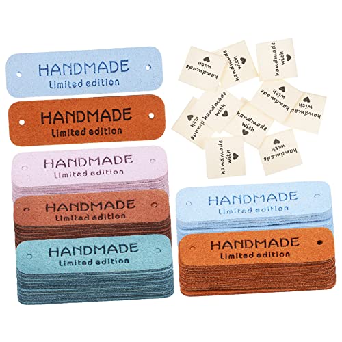 OHPHCALL 60Stücke Nähetiketten Leder und Personalisierte Etiketten mit Geprägten und Herzmuster DIY Zubehör für Kleidung Taschen Schuhe Handarbeit Farben OHPHCALL 60Stücke Nähetiketten Leder und Personalisierte Etiketten mit Geprägten und Herzmuster DIY Zubehör für Kleidung Taschen Schuhe Handarbeit Farben von OHPHCALL