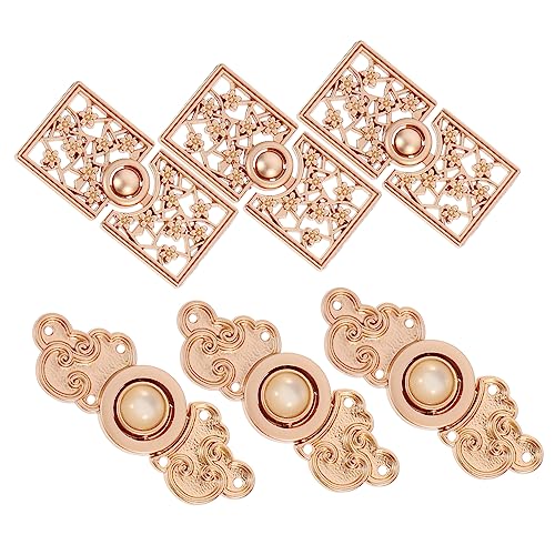 OHPHCALL 6Paare Hanfu Knöpfe Befestigungselemente für Traditionelle Einfach zu Installieren für Hanfu Cheongsam und Mehr OHPHCALL 6Paare Hanfu Knöpfe Befestigungselemente für Traditionelle Einfach zu Installieren für Hanfu Cheongsam und Mehr von OHPHCALL