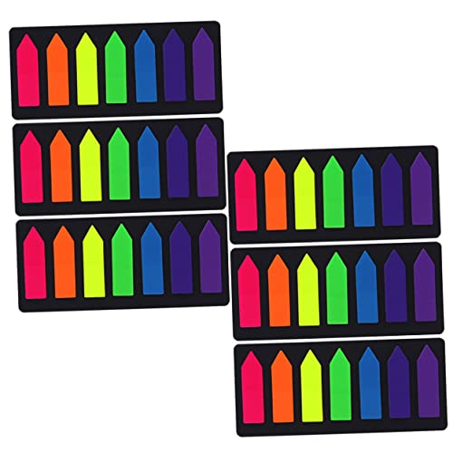 OHPHCALL 6Sätze Farbenfrohe Notizblock Index Aufkleber Selbstklebende Fluoreszierende Klebezettel für Büro Schule und Zuhause Schwarzem Karton Einfach OHPHCALL 6Sätze Farbenfrohe Notizblock Index Aufkleber Selbstklebende Fluoreszierende Klebezettel für Büro Schule und Zuhause Schwarzem Karton Einfach von OHPHCALL