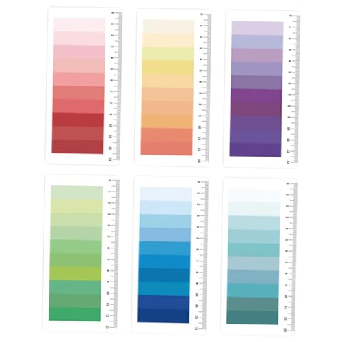 OHPHCALL 6Sätze Multifunktionale Klebestreifen Sanften Gradient Praktische Seitenmarkierungen für Notizen pro Selbstklebend OHPHCALL 6Sätze Multifunktionale Klebestreifen Sanften Gradient Praktische Seitenmarkierungen für Notizen pro Selbstklebend von OHPHCALL