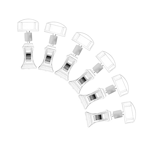 OHPHCALL 6Stücke Acryl Etikettenständer Transparente Preisschildhalter für Einfache Werbung im Supermarkt für Preisschilder und Geschäften OHPHCALL 6Stücke Acryl Etikettenständer Transparente Preisschildhalter für Einfache Werbung im Supermarkt für Preisschilder und Geschäften von OHPHCALL