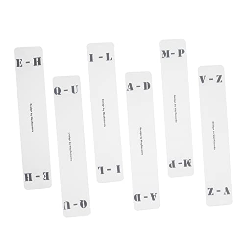 OHPHCALL 6Stücke CD Trennkarten für Effiziente Klassifizierung von CD Discs Transparente Acryl Trennkarten für Regalspeicherung und Schubladenorganisation Langlebig OHPHCALL 6Stücke CD Trennkarten für Effiziente Klassifizierung von CD Discs Transparente Acryl Trennkarten für Regalspeicherung und Schubladenorganisation Langlebig von OHPHCALL