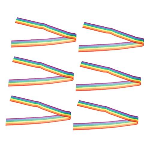 OHPHCALL 6Stücke Regenbogenbänder Lgbt Geschenkband für DIY Projekte und Dekoration Vielseitig Einsetzbar für Pride Events Partys und Bastelarbeiten OHPHCALL 6Stücke Regenbogenbänder Lgbt Geschenkband für DIY Projekte und Dekoration Vielseitig Einsetzbar für Pride Events Partys und Bastelarbeiten von OHPHCALL