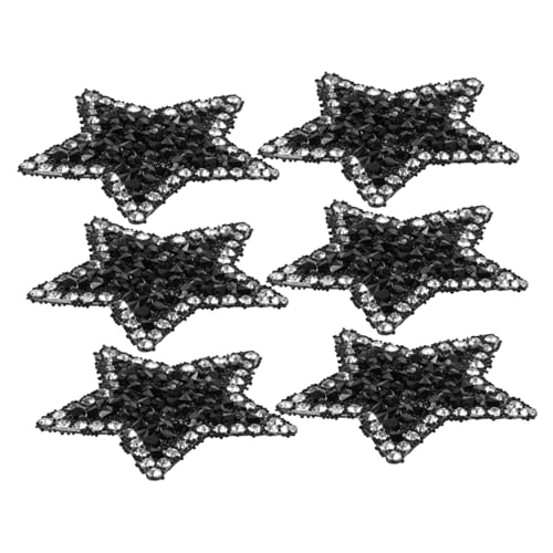 OHPHCALL 6Stücke Sternförmige Patches Glitzer Patches für Kleidung und DIY Projekte Bling Applikationen zur Verschönerung von Taschen Jacken und Mehr OHPHCALL 6Stücke Sternförmige Patches Glitzer Patches für Kleidung und DIY Projekte Bling Applikationen zur Verschönerung von Taschen Jacken und Mehr von OHPHCALL