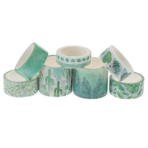 OHPHCALL 8 Rollen Washi-Tape wohnungseinrichtung wohnungsdeko Basteldekoration Handbuchdekoration hausdeko Schrott kantig Papierklebeband für Partybevorzugungen basteln papier klebeband von OHPHCALL