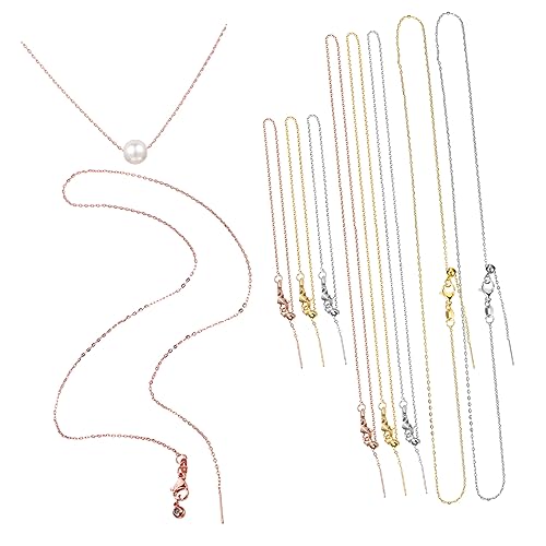 OHPHCALL 9Stücke Teiliges Multifunktionales Ketten für Schmuckherstellung Armband Halskette Sweaterkette Langlebig und Stylish für DIY Projekte und Vielseitigen von OHPHCALL