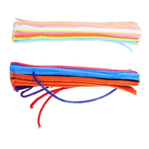 OHPHCALL Chenille Stiele für DIY Projekte Farben Flexibles Bastelmaterial für Pädagogisches Fantasie und Kreativität OHPHCALL Chenille Stiele für DIY Projekte Farben Flexibles Bastelmaterial für Pädagogisches Fantasie und Kreativität von OHPHCALL