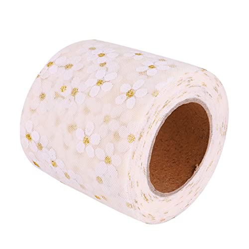 OHPHCALL DIY Mullband für Kopfschmuck Bedrucktes Mullband mit Pflaumenblüten Design Yards Beige Bastelmaterial für Dekoration von Kleidung Geschenken OHPHCALL DIY Mullband für Kopfschmuck Bedrucktes Mullband mit Pflaumenblüten Design Yards Beige Bastelmaterial für Dekoration von Kleidung Geschenken von OHPHCALL