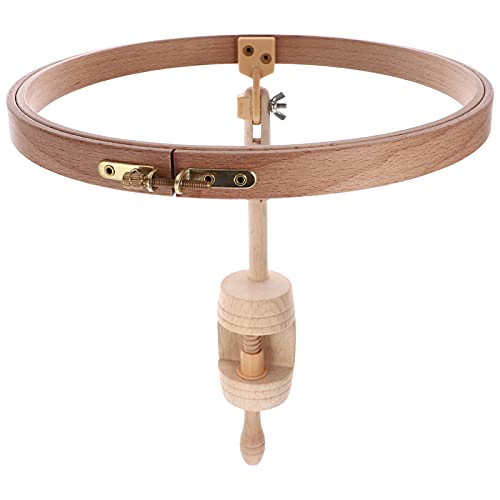 OHPHCALL Holz Tisch Stickrahmen Verstellbarer DIY Stickständer für Kreuzstich Stabiler und Praktischer Halter für Handarbeiten Geeignet für Tisch und Glatte Oberflächen Leichtem und OHPHCALL Holz Tisch Stickrahmen Verstellbarer DIY Stickständer für Kreuzstich Stabiler und Praktischer Halter für Handarbeiten Geeignet für Tisch und Glatte Oberflächen Leichtem und von OHPHCALL