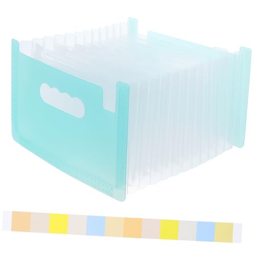 OHPHCALL Mini Aktenordner Tragbare Quittungs und Coupon Organizer mit Fächern Multifunktionale Dokumentenmappe für Büro und Zuhause Transparent Blau Weißes Innenblatt OHPHCALL Mini Aktenordner Tragbare Quittungs und Coupon Organizer mit Fächern Multifunktionale Dokumentenmappe für Büro und Zuhause Transparent Blau Weißes Innenblatt von OHPHCALL