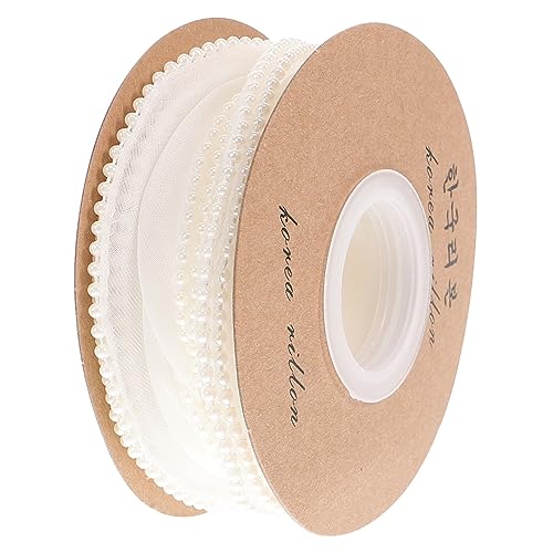 OHPHCALL Perlenband für Geschenkverpackung und DIY Dekoration Hochwertiges Strapazierfähiges Dekoband Perlenweiß für Bastelprojekte Hochzeitsfeiern und Mehr OHPHCALL Perlenband für Geschenkverpackung und DIY Dekoration Hochwertiges Strapazierfähiges Dekoband Perlenweiß für Bastelprojekte Hochzeitsfeiern und Mehr von OHPHCALL