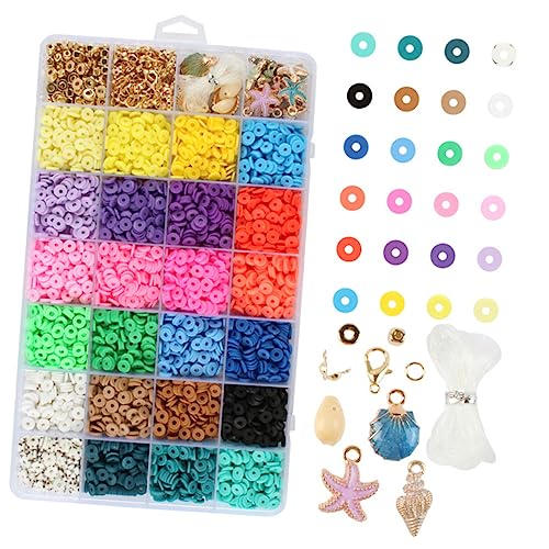 OHPHCALL Polymer Clay Spacer Perlen für Schmuckherstellung DIY Armbänder für Bastelprojekte OHPHCALL Polymer Clay Spacer Perlen für Schmuckherstellung DIY Armbänder für Bastelprojekte von OHPHCALL