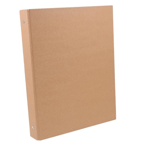 OHPHCALL Ringbuch mit Kraftpapier Einband Ring Binder für Notizen Einfaches Design für Schule und Büro OHPHCALL Ringbuch mit Kraftpapier Einband Ring Binder für Notizen Einfaches Design für Schule und Büro von OHPHCALL
