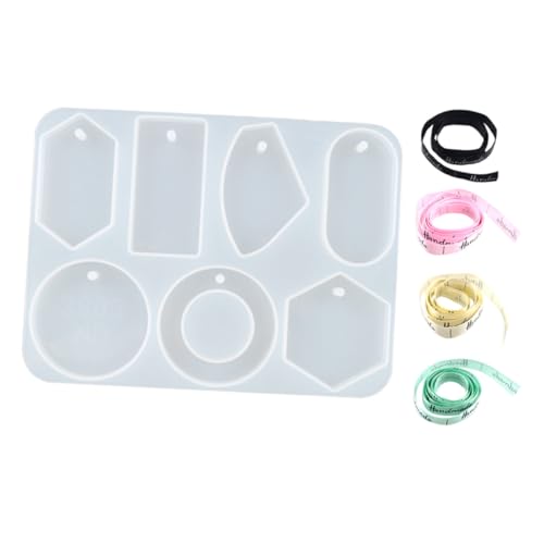 OHPHCALL Silikonform für DIY Epoxidharz Anhänger Teiliges mit Bändern Flexible Transparente Gießform Wiederverwendbar Langlebig für Handgemachte Schmuckstücke und Kreative Bastelprojekte OHPHCALL Silikonform für DIY Epoxidharz Anhänger Teiliges mit Bändern Flexible Transparente Gießform Wiederverwendbar Langlebig für Handgemachte Schmuckstücke und Kreative Bastelprojekte von OHPHCALL