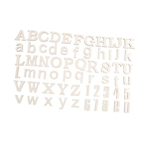 OHPHCALL Unbearbeitete Holzbuchstaben und Zahlen zum Basteln DIY Holzscheiben aus Hochwertigem Holz Glatte Oberfläche zum Bemalen für Dekoration Hochzeiten und Kreative Projekte OHPHCALL Unbearbeitete Holzbuchstaben und Zahlen zum Basteln DIY Holzscheiben aus Hochwertigem Holz Glatte Oberfläche zum Bemalen für Dekoration Hochzeiten und Kreative Projekte von OHPHCALL