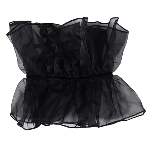OHPHCALL Vintage Rüschenkragen Abnehmbar Plissierter Organza Stehkragen Leichter Renaissance Fake Collar für Damen Mittelalterliches Cosplay und Partyoutfits Halsdekoration OHPHCALL Vintage Rüschenkragen Abnehmbar Plissierter Organza Stehkragen Leichter Renaissance Fake Collar für Damen Mittelalterliches Cosplay und Partyoutfits Halsdekoration von OHPHCALL