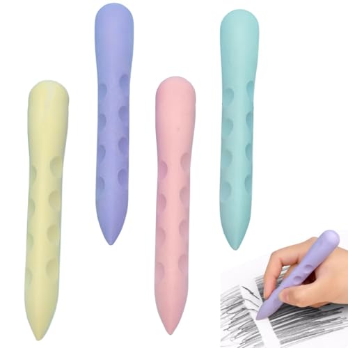 OHREN 4 Stück Dreieckradierer Grip,Weicher 2B-Radierer,Radierer Radiergummi Set,Weicher Radierer, Aesthetic Radiergummis, Dreieck Radiergummi für Schule, Skizzen, Gemälden, Künsten 10 × 1.5cm OHREN 4 Stück Dreieckradierer Grip,Weicher 2B-Radierer,Radierer Radiergummi Set,Weicher Radierer, Aesthetic Radiergummis, Dreieck Radiergummi für Schule, Skizzen, Gemälden, Künsten 10 × 1.5cm von OHREN