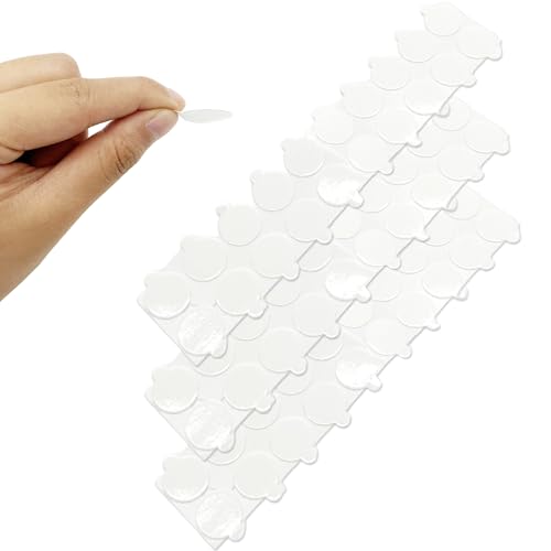 OHYER doppelseitiges klebeband extra stark Nano Klebesticker doppelseitige Klebepunkte extra starke Nano Aufkleber runde Klebepads nano tape powerstrips klebestreifen (Rund-Mit Griff, 20 * 0,5mm) von OHYER