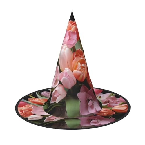 OIBNKCN Blumenstrauß, Halloween-Hut, Hexenhut, perfekt für Frauen, Männer, Hexenhut, Dekoration zum Aufhängen und für Partys OIBNKCN Blumenstrauß, Halloween-Hut, Hexenhut, perfekt für Frauen, Männer, Hexenhut, Dekoration zum Aufhängen und für Partys von OIBNKCN