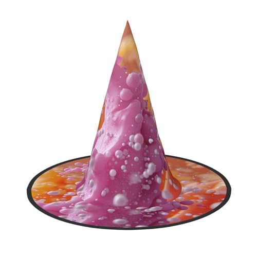 OIBNKCN Bunte Wassertropfen. Halloween-Hut Hexenhut – perfekt für Frauen, Männer, Hexenhut, Dekoration zum Aufhängen und für Partys OIBNKCN Bunte Wassertropfen. Halloween-Hut Hexenhut – perfekt für Frauen, Männer, Hexenhut, Dekoration zum Aufhängen und für Partys von OIBNKCN