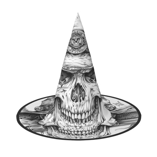 OIBNKCN Ernsthafter Skelett-Hut für Halloween, Hexenhut, perfekt für Frauen, Männer, Hexenhut, Dekoration zum Aufhängen und für Partys OIBNKCN Ernsthafter Skelett-Hut für Halloween, Hexenhut, perfekt für Frauen, Männer, Hexenhut, Dekoration zum Aufhängen und für Partys von OIBNKCN