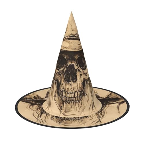 OIBNKCN Geheimnisvoller Skelett-Hut für Halloween, Hexenhut, perfekt für Frauen, Männer, Hexenhut, Dekoration zum Aufhängen und für Partys OIBNKCN Geheimnisvoller Skelett-Hut für Halloween, Hexenhut, perfekt für Frauen, Männer, Hexenhut, Dekoration zum Aufhängen und für Partys von OIBNKCN