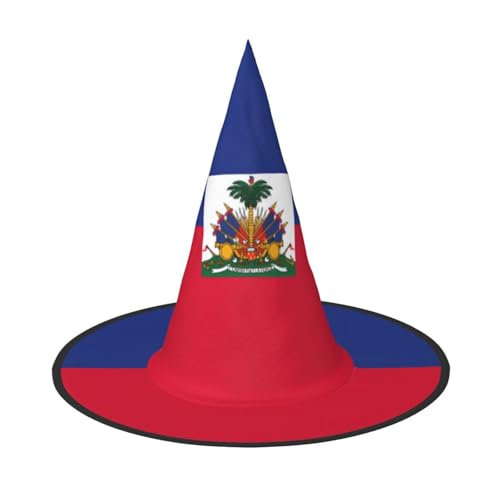 OIBNKCN Haitianische Flagge, Halloween-Hut, Hexenhut, perfekt für Frauen, Männer, Hexenhut, Dekoration zum Aufhängen und für Partys OIBNKCN Haitianische Flagge, Halloween-Hut, Hexenhut, perfekt für Frauen, Männer, Hexenhut, Dekoration zum Aufhängen und für Partys von OIBNKCN